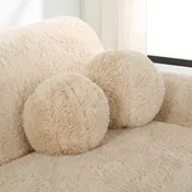Abide Ball Sheepskin Pillows Set/2