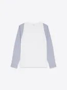 Contrast sleeves tee