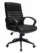 Boss Ribbed Back Chair – B426-BK