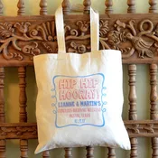 Custom Hip Hip Hooray Canvas Tote