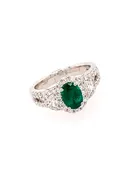 Emerald Diamond Ring
