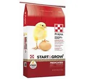 Purina Start & Grow Medicated - 50lbs.