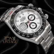 Chronograph 40 Silver White Dial &amp;amp; Bezel