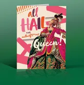 All Hail the Queen Card — Carmine & Hayworth Vintage