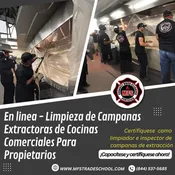 En línea - Limpieza de Campanas Extractoras de Cocinas Comerciales Para Propietarios con Coaching Empresarial