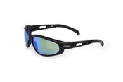 01-12 Curv Blue Mirror Sunglasses with Black Frame