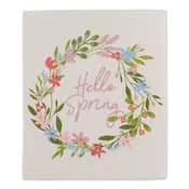 Hello Spring Swedish Dishcloth