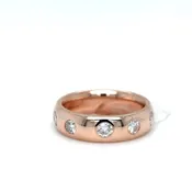 14KR 0.50CTW DIAMOND BAND SI2-I1/H-I 6.0G