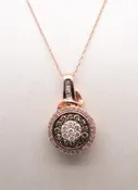 10KR .51 CT ROUND DIAMOND NECKLACE