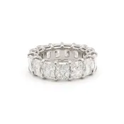 10.67ctw Radiant Diamond Eternity Band
