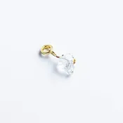 Crystal Skull Lock Charm