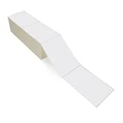 4x6 Direct Thermal Labels - 4,000/Case - Fanfold
