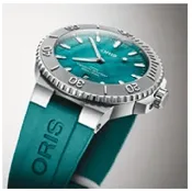 01 733 7789 4187-SET  Oris New York Harbor Limited Edition II, Made For Billion Oyster Project. Water-Resistant To 30 Bar (300 m) And Limited To 2,000 Numbered Pieces. Rubber Strap And Stainless Steel Bracelet Included
