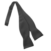 Black Silk Self Bow Tie