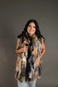 28" KNITTED FOX & REX VEST