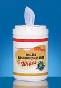 BSC-10A Electronics Cleaner Wipes, Polyester, 6" x 9"