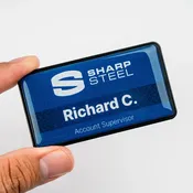 Custom Large Name Badges with Full-Color Print - Regal