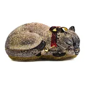 Sleeping Cat - Red and Gold — Harriett's Closet