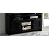 58-inch Pine Wood Entertainment Console