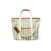 KRP Cooler Tote Bag - Green Stripe