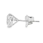 14KWG 3-Prong Diamond Stud Earrings – 2.00ctw, G-I/I1-I2