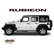 Jeep Rubicon Fender Lettering
