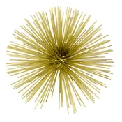 10" Antique Gold Finish Large Urchin Sphere