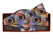 100% Silk | Self Bow Tie and Hanky Set | Black