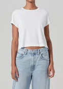 Adine Shrunken Tee - White
