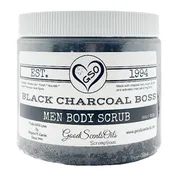 BLACK CHARCOAL BOSS BODY SCRUB For Men