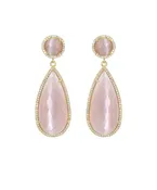 Blush Pink Drop Earrings