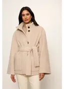 Bundled Wool Coat