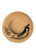 Avalyn Straw Hat | “Hello Sunshine” Wide Brim Sun Hat