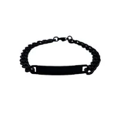 Personalized Bracelet | Black | Stainless Steel
