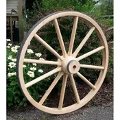 Heavy Wood Hub Wagon Wheel - 42" — Amishcraft.com