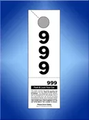 2-Part Self Parker Hanging Ticket 1,000 #VT2HA