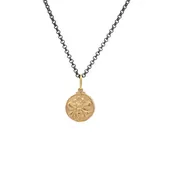 14 Karat Yellow Gold Bee and Compass Charm