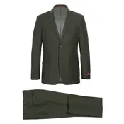 Modern Olive Suit