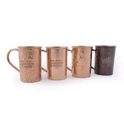 7 Year Anniversary Gift Set with Custom Engraved Copper Mugs