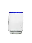 Blue Rimmed Glass