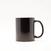 Glossy Black Sublimation Mug - 10 oz