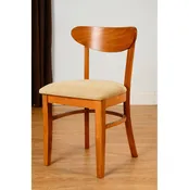 Fayette 18'' H Wheat Fabric Upholstered Beech Side Chair (Set of 2) — Beechwood Mountain