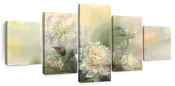 Abstract Bouquet Of Peonies Wall Art