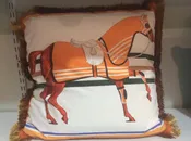 Equestrian Print Pillow