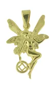 10k Gold NA Fairy Pendant