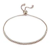 Alluring Fashion Tennis Bracelet - BAMOER 925 Sterling Silver Sparkling Strand
