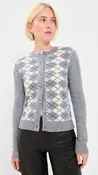 Argyle June Relaxed Cardigan