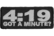 4 19 Got A Minute Funny Stoner Patch