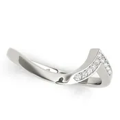 .06ctw White Gold Diamond Band