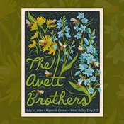The Avett Brothers - West Valley City, UT  7/17/26 — Grand Palace Silkscreen